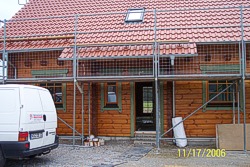 Holzhaus in Thräna – Originalfoto